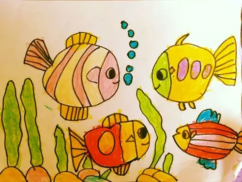 20171111启智小画室宝贝们的绘画作品