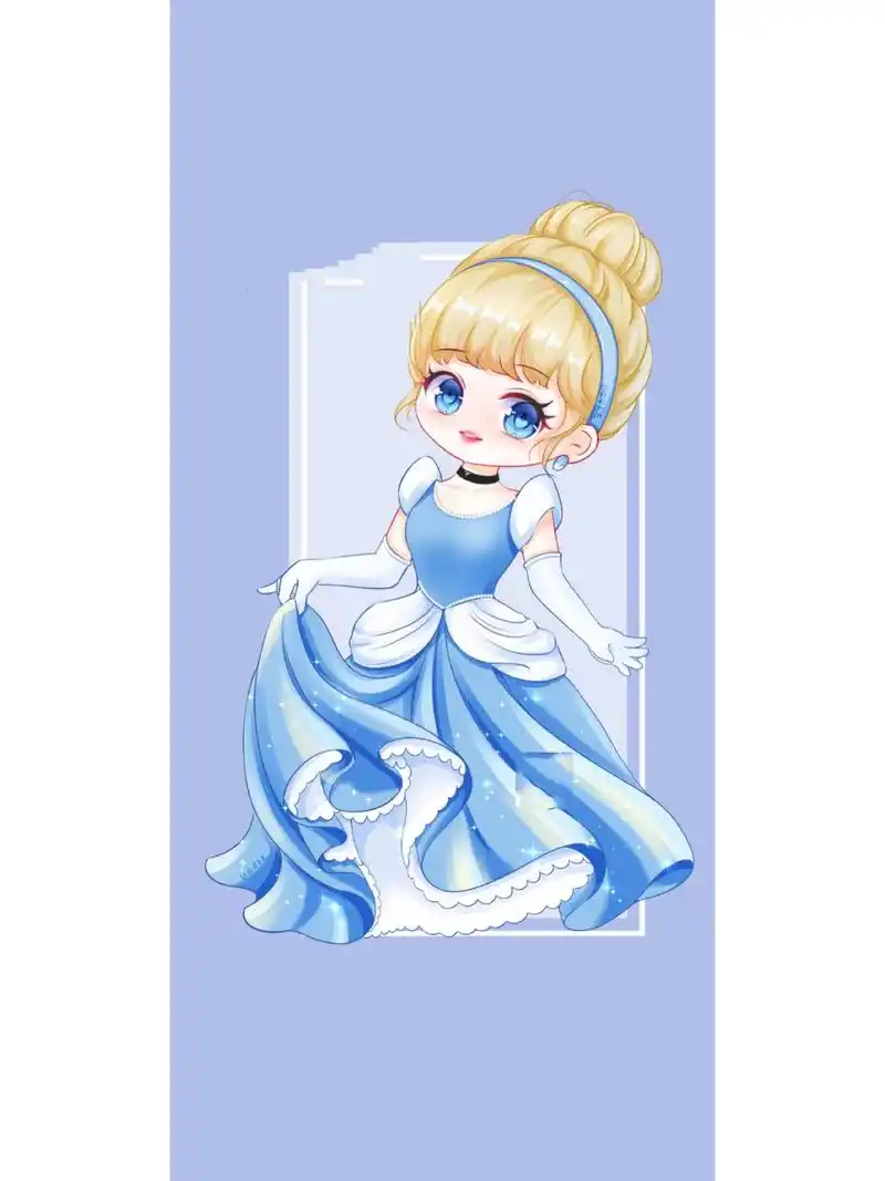 q版灰姑娘辛德瑞拉2/100 哪个女孩在小时候不想拥有一双水晶鞋呢 93