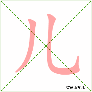 首页 逐笔笔画:(表格可左右拖动) 儿的笔画数:2 儿的部首:儿 儿的结构