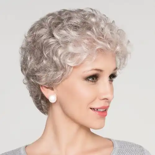 58到88的女性发型这样剪花白头发也很美