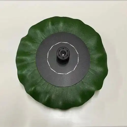 古达鱼池喷泉小型太阳能喷泉水泵彩灯喷水悬浮喷水器庭院鱼塘带蓄电池