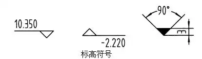 cad中绘制标高符号?