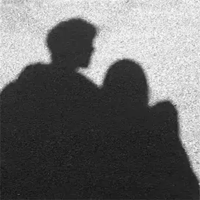 超个性的影子情侣头像