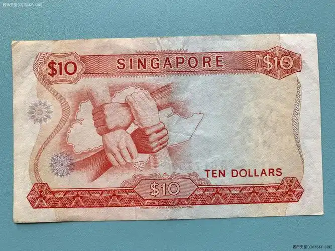 钱币天堂·交易区详情·新加坡第一系列胡姬花版纸币10新元钞票