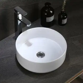有品生态台上盆洗脸盆洗手盆单盆卫生间阳台小尺寸圆形台盆303540公分