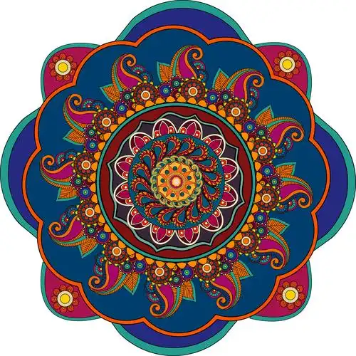 少数民族服饰纹样提取 图案设计及动态变化演示(一)