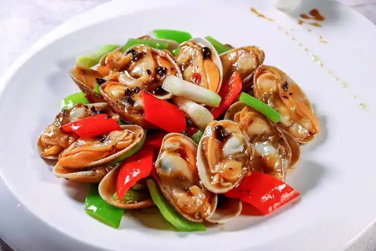 豉椒炒花甲圣子皇