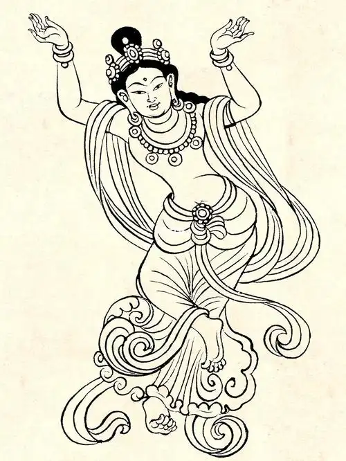 中国风  #敦煌壁画  #敦煌  #敦煌莫高窟  #敦煌飞天  #一梦入敦煌