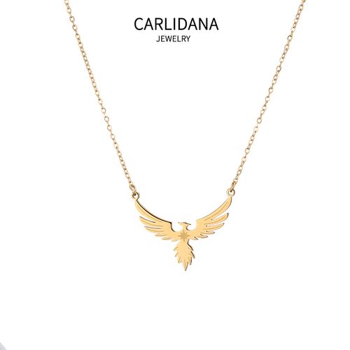 小众设计希腊神话火鸟复古项链ipg18k镀金欧洲不死鸟菲尼克斯项链