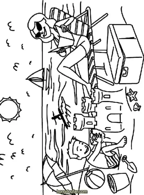 红豆饭小学生简笔画大全