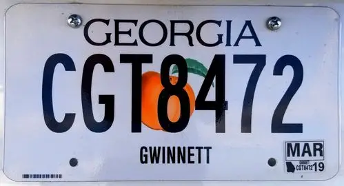 美国的汽车牌照