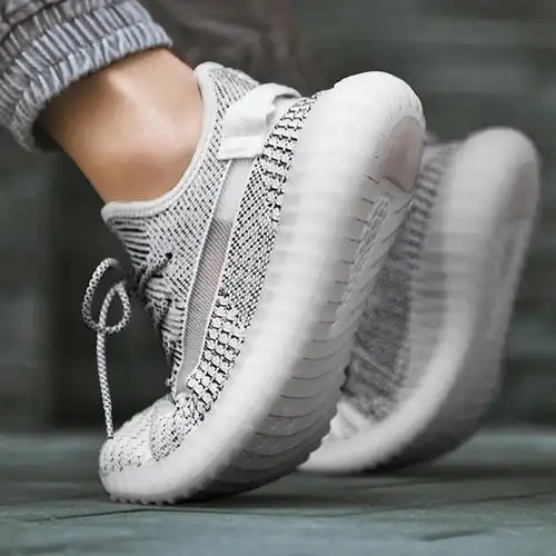 椰子鞋男士运动鞋2019新款美洲限定yezi yeezy350v2兵马俑珊瑚橙