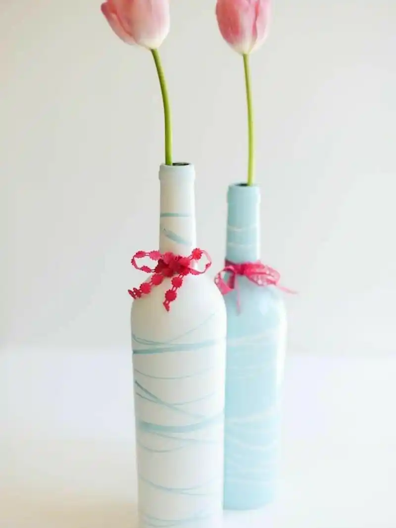 分享一组手绘瓶子,废物利用 #diy手工制作