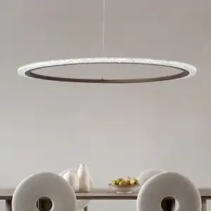 餐厅吊灯北欧服装店办公吧台创意个性设计师样板房环形吊灯2人付款
