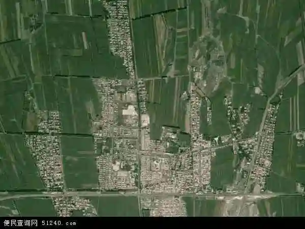 中国新疆维吾尔自治区塔城地区乌苏市哈图布呼镇地图(卫星地图)