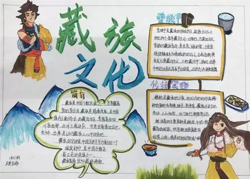 社会人文节 | 为"最炫民族风"民族文化手抄报展点赞