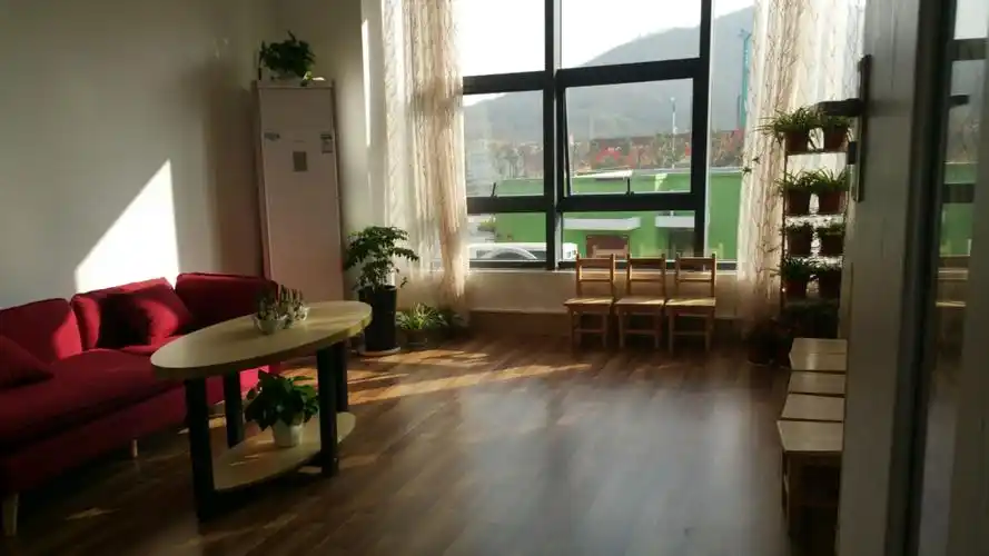 这是绿意盎然让人无拘束的园长室