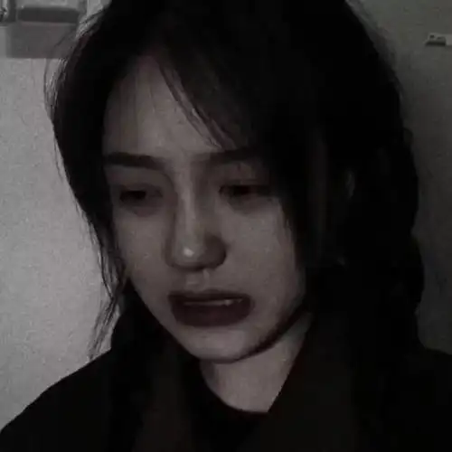 微丧头像:1120抑郁微丧伤心女头