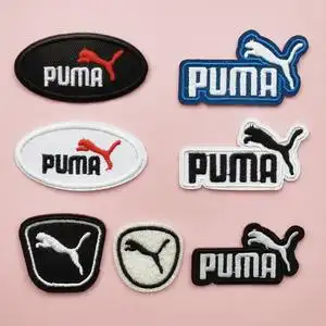 潮牌彪马标志logo刺绣徽章补丁贴布贴衣服装饰百搭修补破洞可熨烫