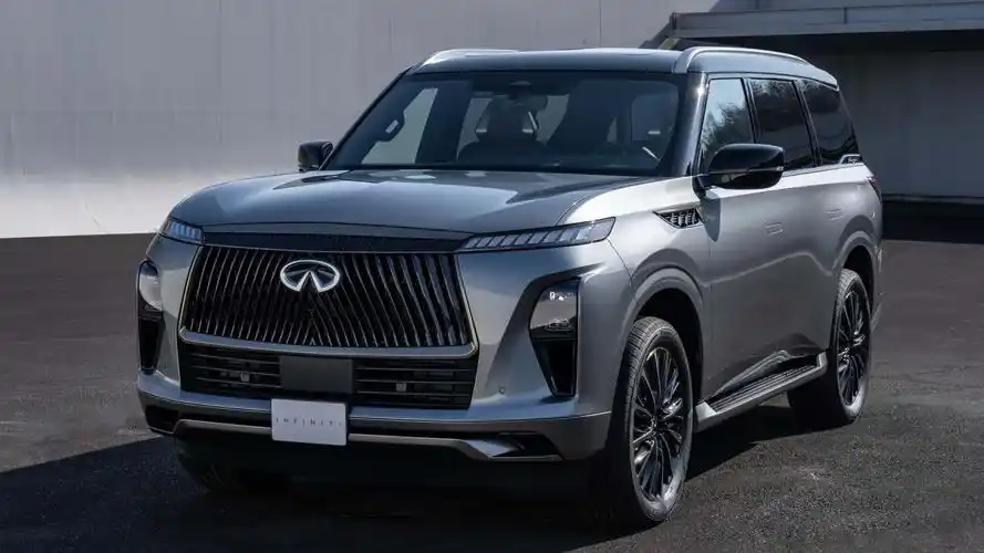 第三代英菲尼迪qx80发布～设计基本与去年发布的qx monograph概念车保