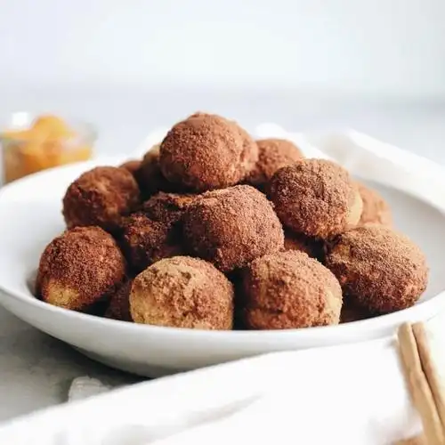 baked pumpkin donut holes [gluten-free option]