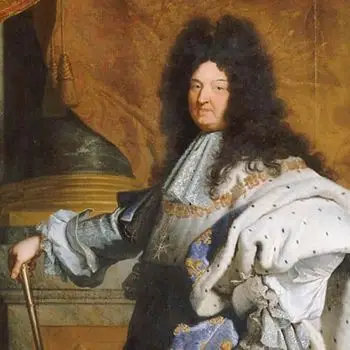 63岁时着加冕服的路易十四全身像