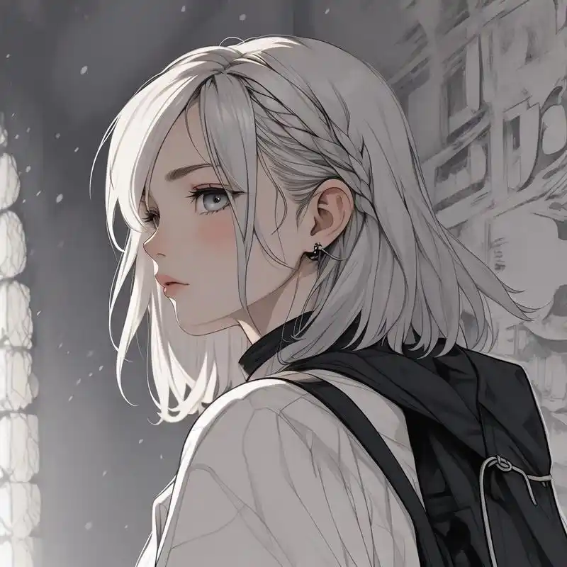 9369♀15高冷女生侧脸头像 92 这里有一组超高冷的女生侧脸