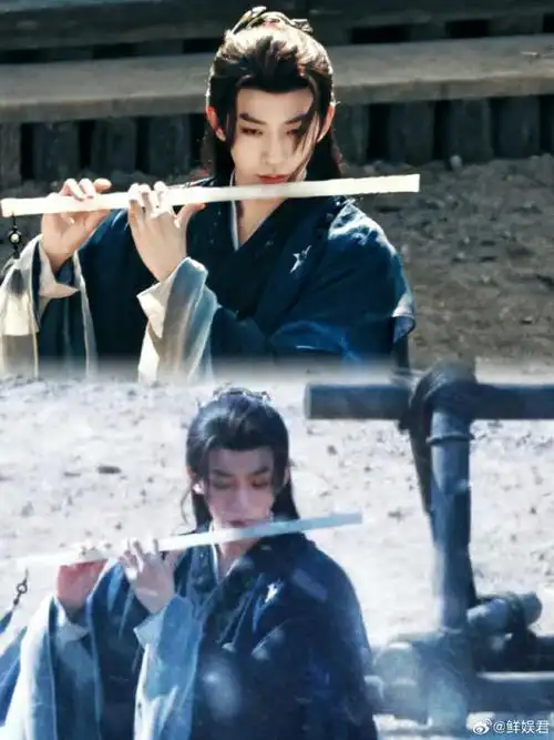 邓为吹笛子路透#邓为苏易水学什么像什么,古风美男就该如此!