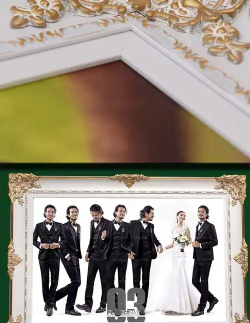 40寸挂墙大照片 水晶相框 婚纱照制作 个性放大相框 客厅款 卧室