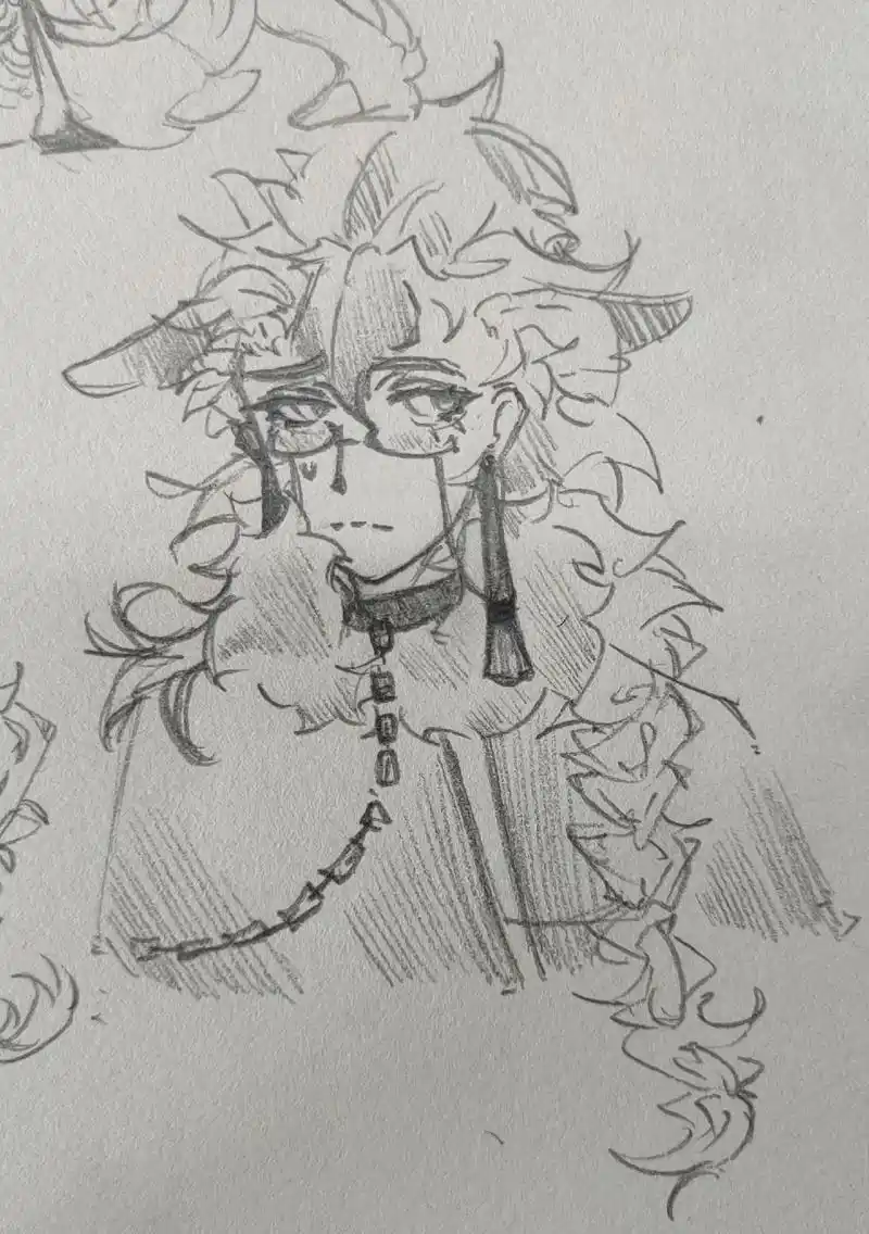 少爷画的各种龙骨 #光遇 #光遇龙骨 #摸鱼 #线稿  - 抖音