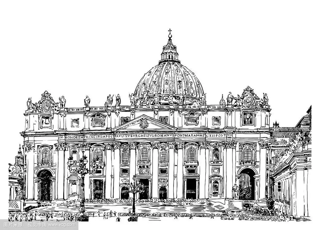 意大利,罗马,梵蒂冈,圣彼得大教堂