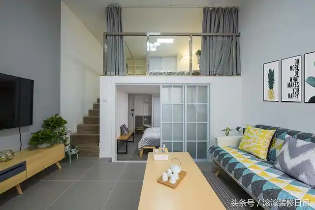 老婆上阵指点装修,40平loft改成两居室,看完简直不可思议!