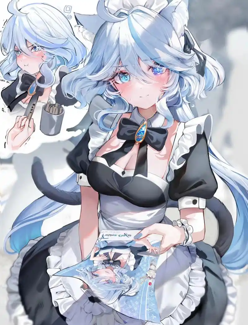 穿女仆装的芙宁娜#原神