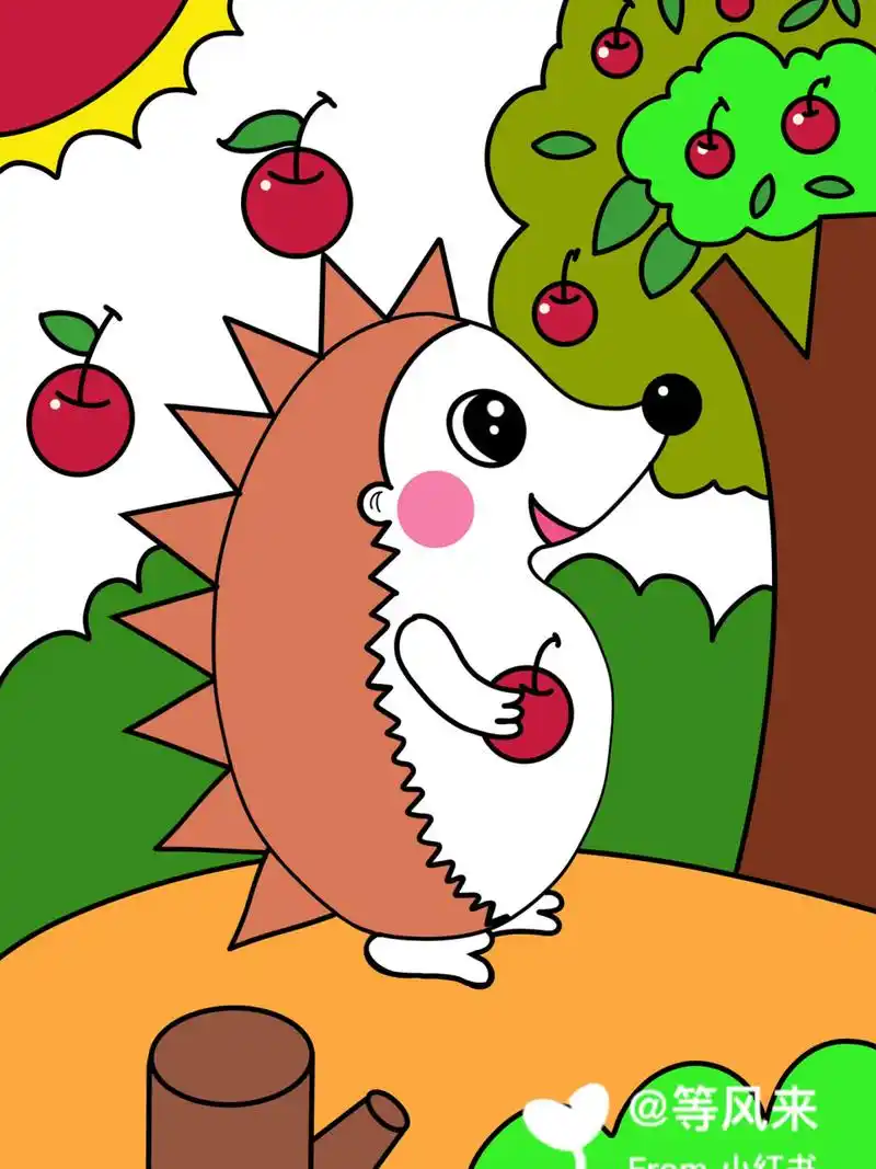 简单 创意画 简笔画 带线稿哦 适合4～6岁小朋友#儿童简笔画# #创意