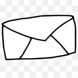 幼儿鸡毛信封的简笔画