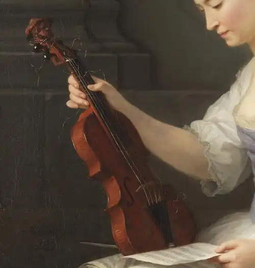 《小提琴家画像》(portrait of a violinist)
