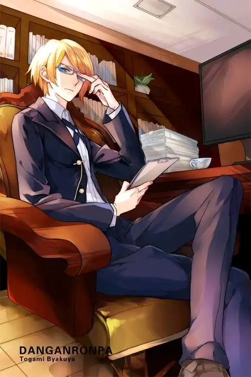 动画 动漫杂谈 知性又华贵·金发的眼镜男子—pixiv特辑(十三)创作-id