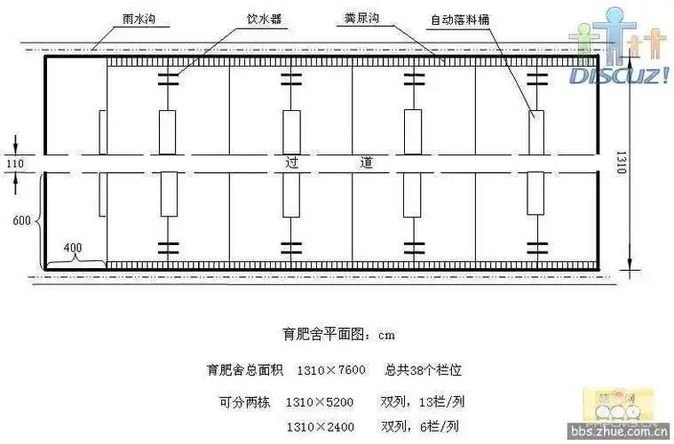 50头母猪猪舍设计方案 -猪场建设图-图库-猪友之家