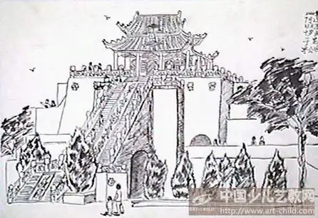 作品名称:  《龙亭写生》