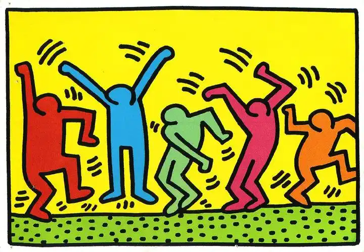 无法不被吸引的波普艺术家keithharing