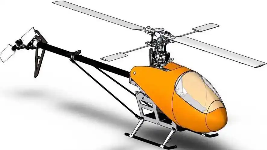 遥控直升机机械模型