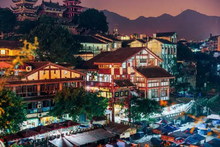 重庆磁器口古镇