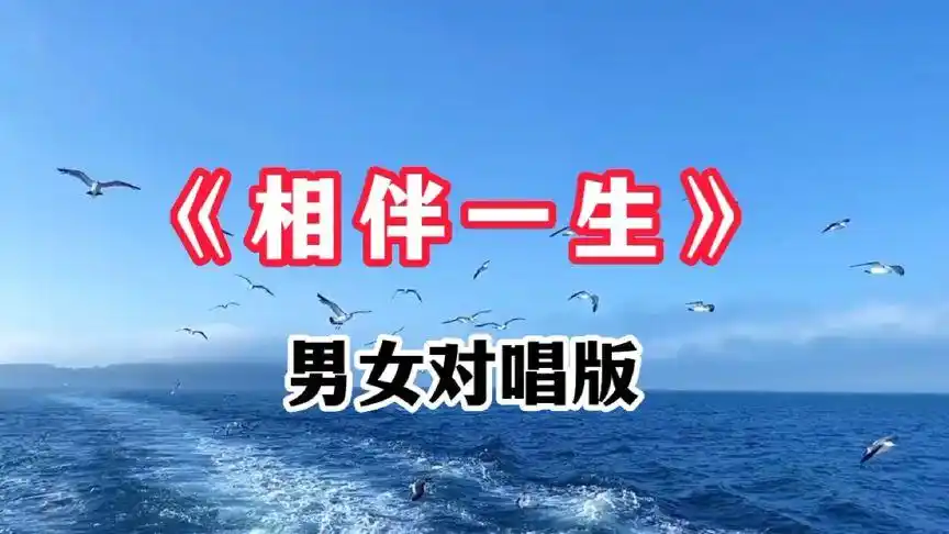 情歌对唱《相伴一生》真正原唱,甜蜜动听,相亲相爱,醉人心扉-音乐视频