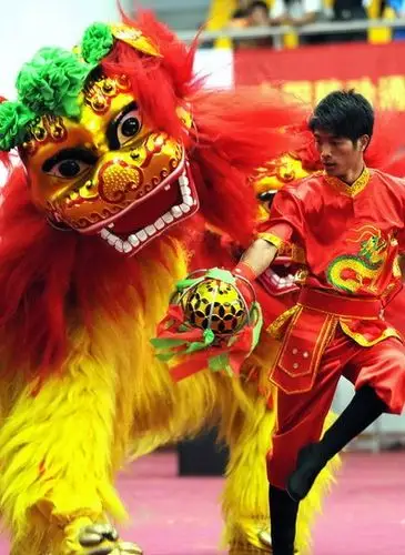 0207_武汉舞狮,武汉舞龙_武汉市恺撒醒狮团