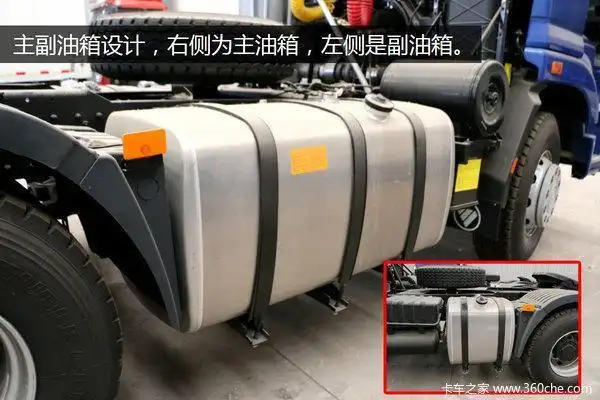 油箱则是配备了主副油箱,右侧为主油箱,左侧是副油箱,一大一小.