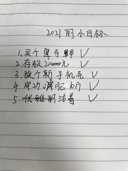 2021的小目标全部完成明年继续