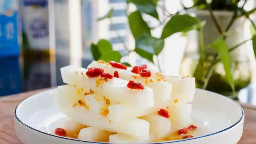 甜甜蜜蜜桂花蜜汁山药