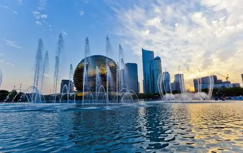 钱江新城晚霞2015.10.04-19摄区-杭州19楼