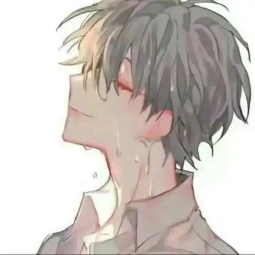 心痛流泪执着男生动漫头像图片