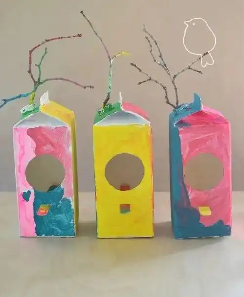 24种牛奶盒,果汁盒变废为宝玩法学起来,没有做不到只有想不到!